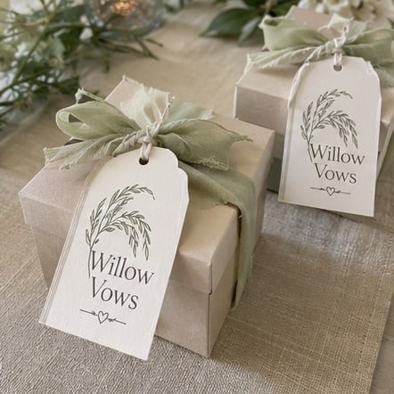 Customized hang tags for wedding and gifting