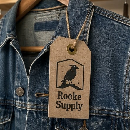 Hang tags with logo printing