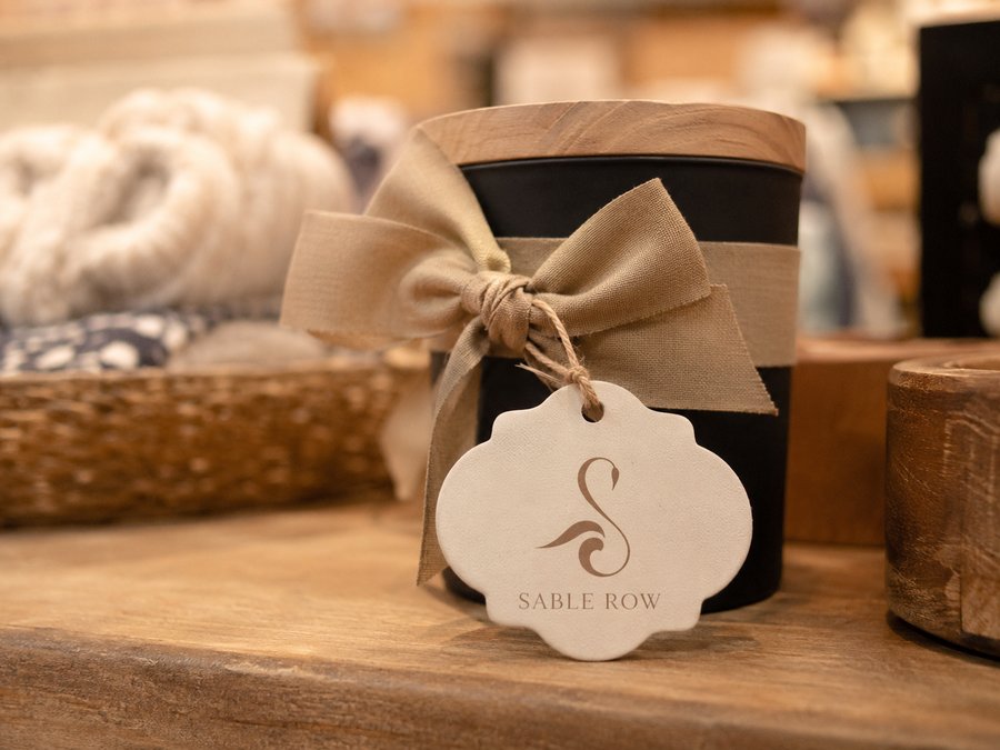 Custom die-cut shape hang tag